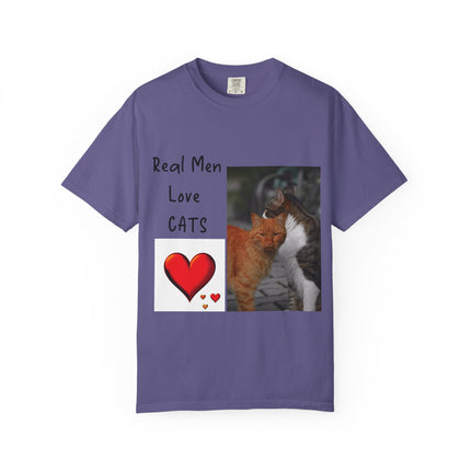 Real Men Love Cats Unisex T-Shirt - Cute Cat Lover Tee