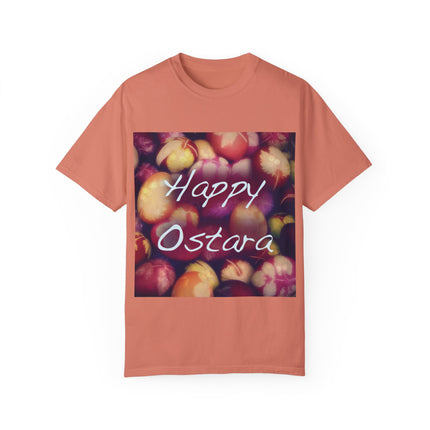 Ostara Celebration Tee – Unisex Garment-Dyed Shirt with Egg Motif