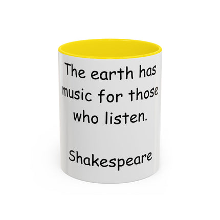 Shakespeare Quote Mug – 11oz Accent Cup for Book Lovers