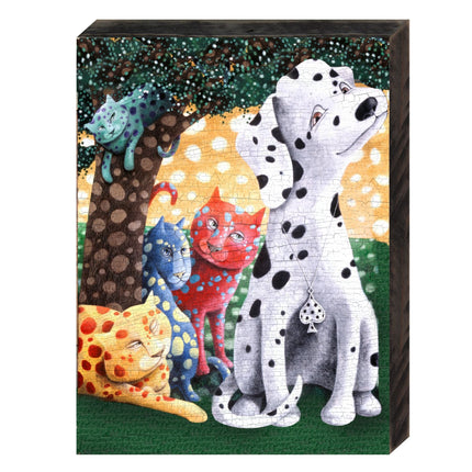 The World We Weave Wooden Wall Art by Laura Seeley - Pets Dog and Cats Decor - 8511119B-0