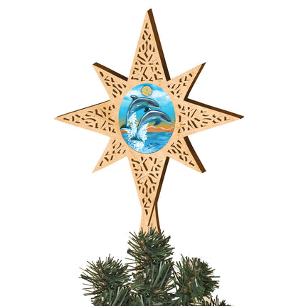 Sea Life Coastal Tree Topper by G. DeBrekht - Coastal Holiday Decor - 89498-4