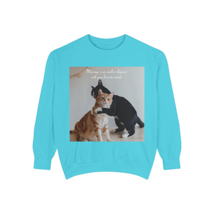 Cute Cat Sweatshirt - Perfect Gift for Cat Lovers