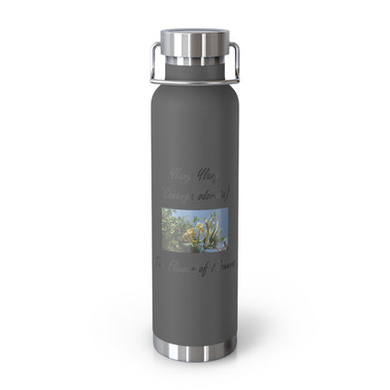 Ylang Ylang Floral Insulated Bottle - 22oz Copper Functional Style