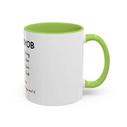 BYOB "Bring Your Own Book" Coffee Mug — Reading Lover Gift (11/15oz)