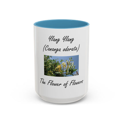 Ylang Ylang Botanical Coffee Mug — "The Flower of Flowers" (11/15oz)