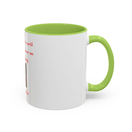 St. Augustine Quote Crucifixion Coffee Mug — “God had one Son on earth without sin, but never one without suffering.” (11/15 oz)