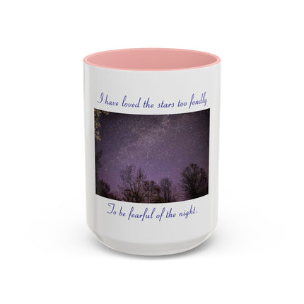 Starry Night Coffee Mug — “I have loved the stars too fondly” Accent Mug