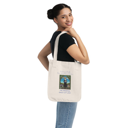 Crazy Cat Lady Tote – Organic Cotton, Whimsical Design