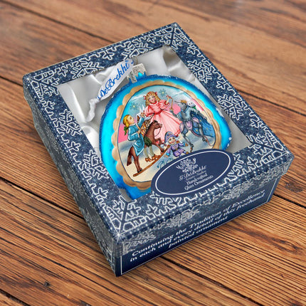 Nutcracker Rainbow Glass Ornament by G. DeBrekht - Christmas Decor - 756-006-3