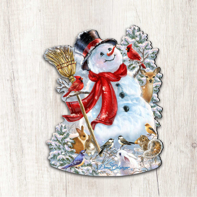 Frosty Forest Friends Wall Art by D. Gelsinger - Designocracy - 8461023M-1624-0