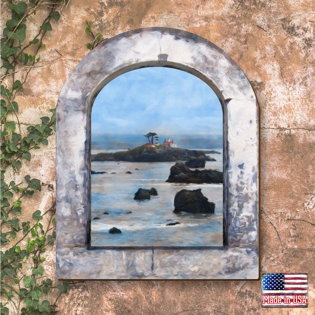 Lost Island Wooden Wall Art by G. DeBrekht - Coastal Sea-Life Decor - 8491003W-0
