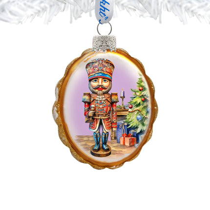 Nutcracker Mercury Glass Ornaments by G. Debrekht - Christmas Decor - 776023-2
