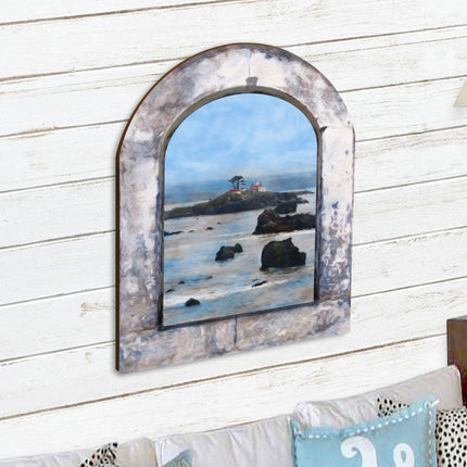 Lost Island Wooden Wall Art by G. DeBrekht - Coastal Sea-Life Decor - 8491003W-3