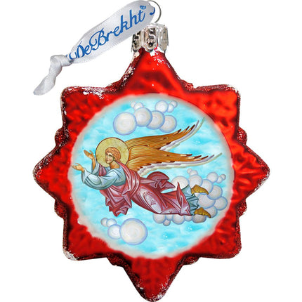 Story of Nativity Mercury Glass Ornaments Set of 3 by G. DeBrekht - Nativity Holiday Decor - 770122S3-3