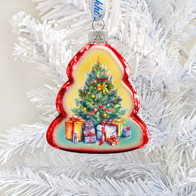 Christmas Tree Mercury Glass Ornaments by G. Debrekht - Christmas Decor - 776028-0