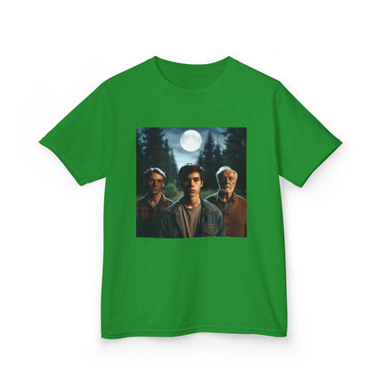 Kids' Graphic Tee – Moonlight Adventure Design
