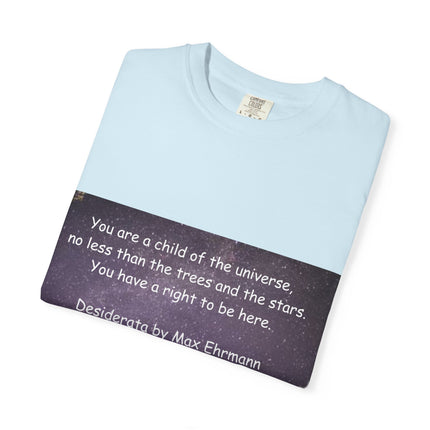 Unisex Inspirational T-Shirt - "You Are a Child of the Universe" Design