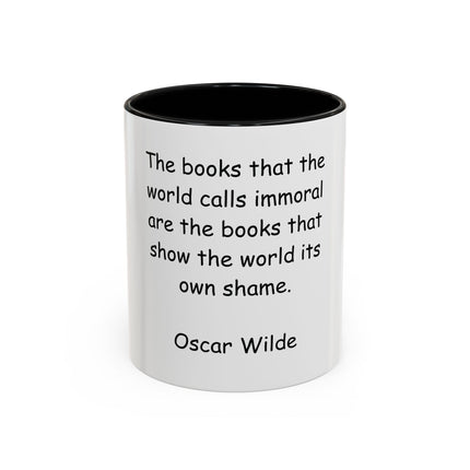 Oscar Wilde Quote Coffee Mug — Literary Quote Accent Mug (11/15oz)