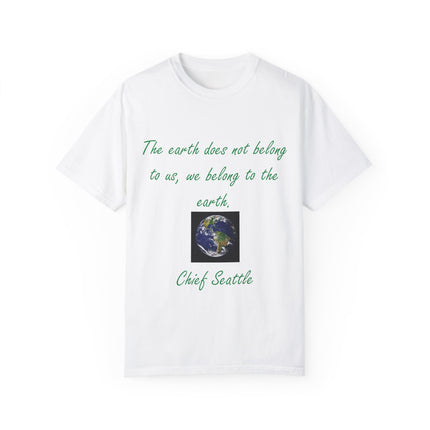 Eco-Friendly T-Shirt – “We Belong to the Earth” Design