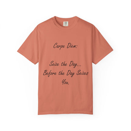 Inspirational Unisex T-Shirt - 'Carpe Diem: Seize the Day'