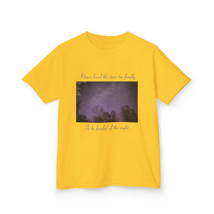 Kids Starry Night Tee - "I Have Loved the Stars Too Fondly"