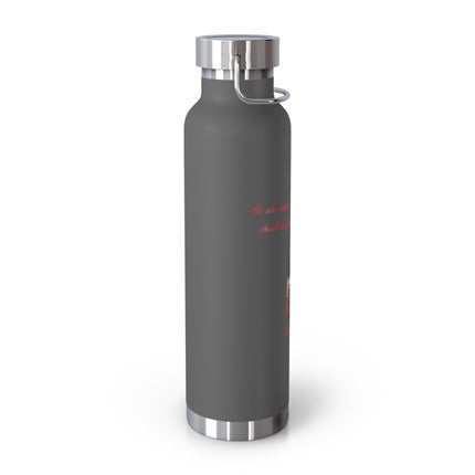 22oz Copper Bottle – Reflect on Jesus – Saint Faustina Design