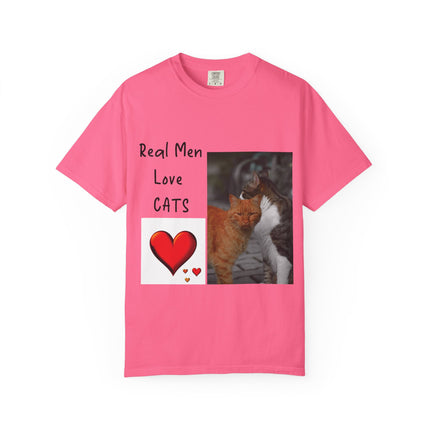 Real Men Love Cats Unisex T-Shirt - Cute Cat Lover Tee