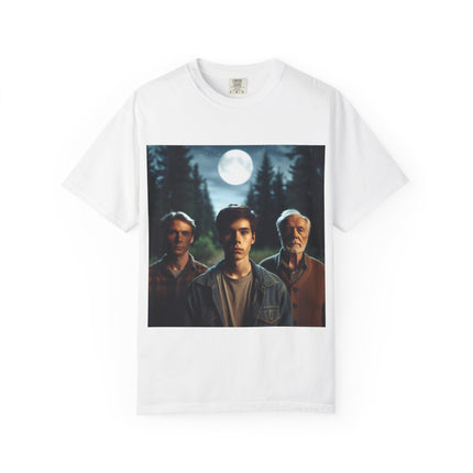 Wiccan God Trio Moonlit Forest T-Shirt — Youth, Father, Sage