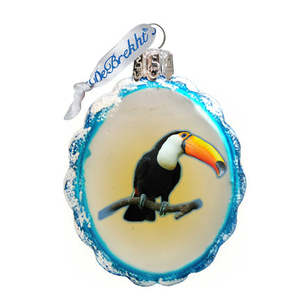 Birds Mercury Glass Ornament by G. DeBrekht - Coastal Holiday Decor - 776284-4