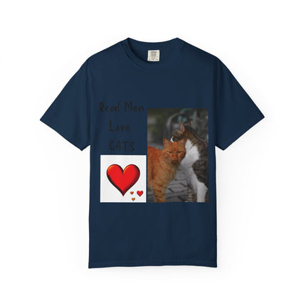 Real Men Love Cats Unisex T-Shirt - Cute Cat Lover Tee