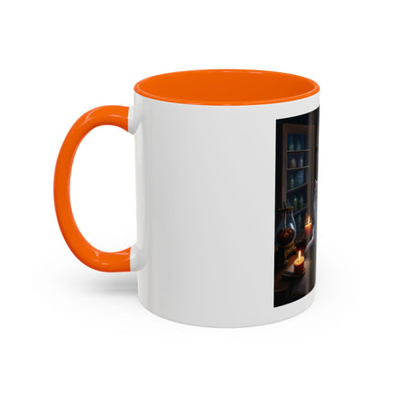 Moonlit Witch Cats Coffee Mug — Gothic Cat Magic Tea Cup (11/15oz)