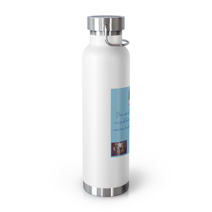 Inspirational Copper Vacuum Insulated Bottle - 22oz Rumi Quote