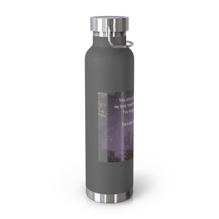 22oz Copper Bottle – Inspirational Quote – Eco-Friendly Gift