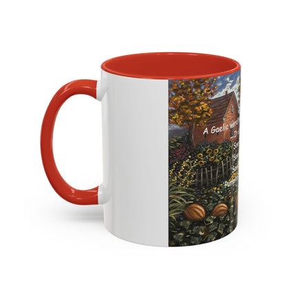 Samhain Accent Mug – 11oz Ceramic Cup with Pumpkin Spice Wit