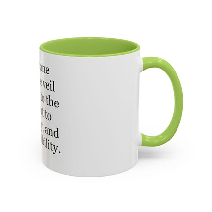 Beltane Quote Coffee Mug — "On Beltane night..." Accent Mug