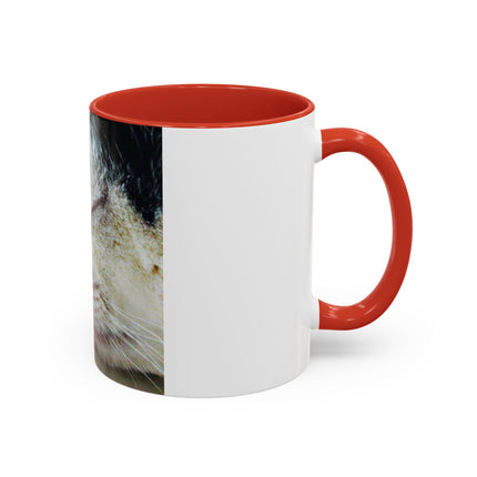 Inspirational Cat & Butterfly Accent Ceramic Mug - 11 oz