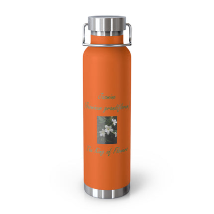 Jasmine Floral 22oz Copper Vacuum Bottle – Insulated Water Flask