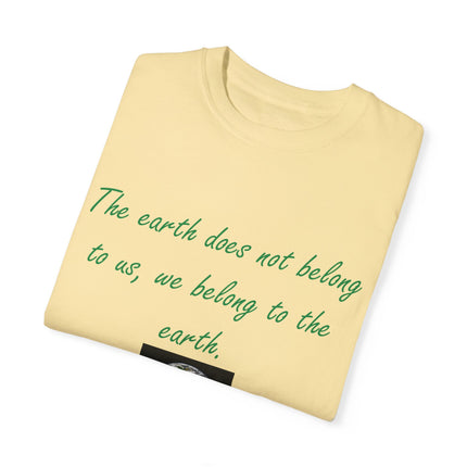 Eco-Friendly T-Shirt – “We Belong to the Earth” Design