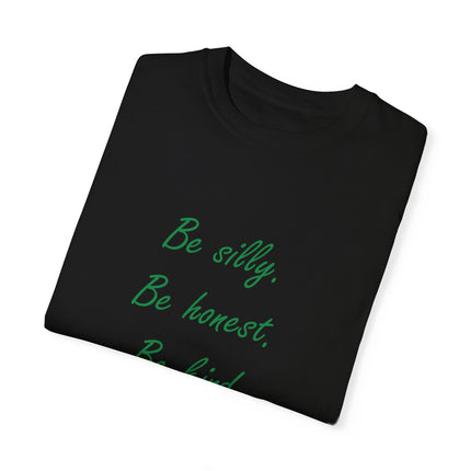 Be Silly, Be Honest, Be Kind Tee – Emerson Quote on Unisex Shirt