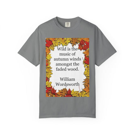 Wordsworth Autumn Quote T-Shirt
