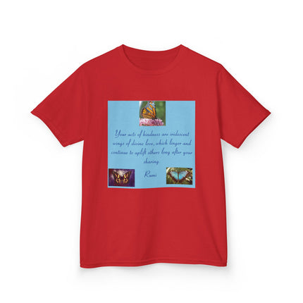 Kids Tee with Butterfly Design – Inspirational Nature Gift