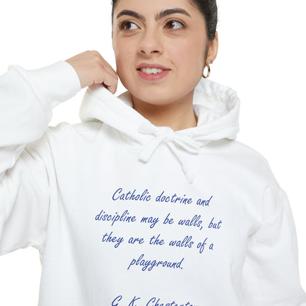 Catholic Doctrine 'Walls of a Playground' Hoodie