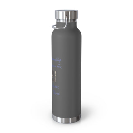 Saint Thomas Aquinas Insulated Bottle – “To Love God” – 22oz Steel