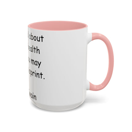 Mark Twain Quote Mug – 15oz Accent Cup for Bookish Mischief