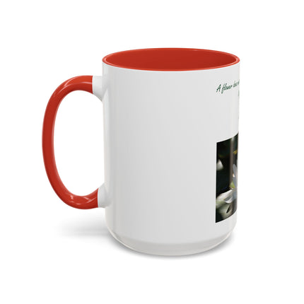Lotus Flower Coffee Mug — "A flower does not compete with other flowers, it just blooms"