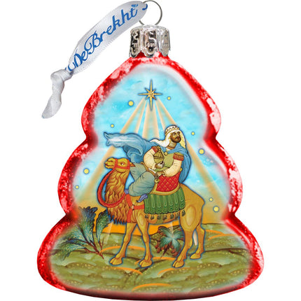 Three Kings Mercury Glass Ornaments Set of 3 by G. DeBrekht - Nativity Holiday Decor - 770102S3-1