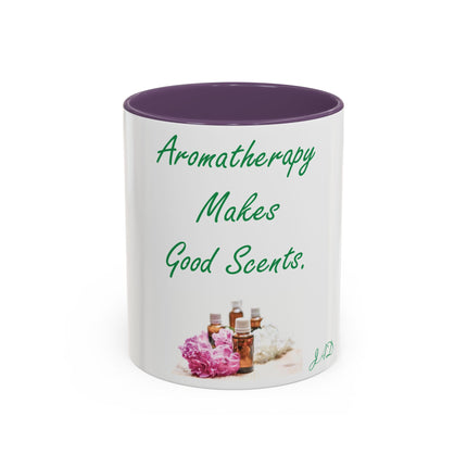 Aromatherapy Accent Coffee Mug - Positive Vibes for Wellness Enthusiasts - 11oz