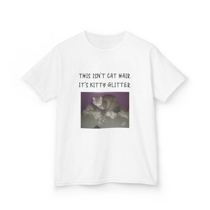 Kitty Glitter Kids Tee – Funny Shirt for Young Cat Enthusiasts