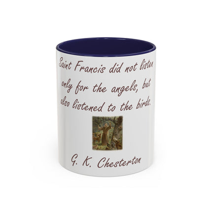 Accent Coffee Mug – Saint Francis Tribute – 11oz Ceramic