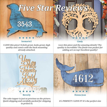 Wedding Cake Topper - 6" Wooden PAINTED Cake Topper "Mr. & Mrs." Monogram, Wedding decor, Anniversary, Initial, Celebration, Anniversary(4102p-2
